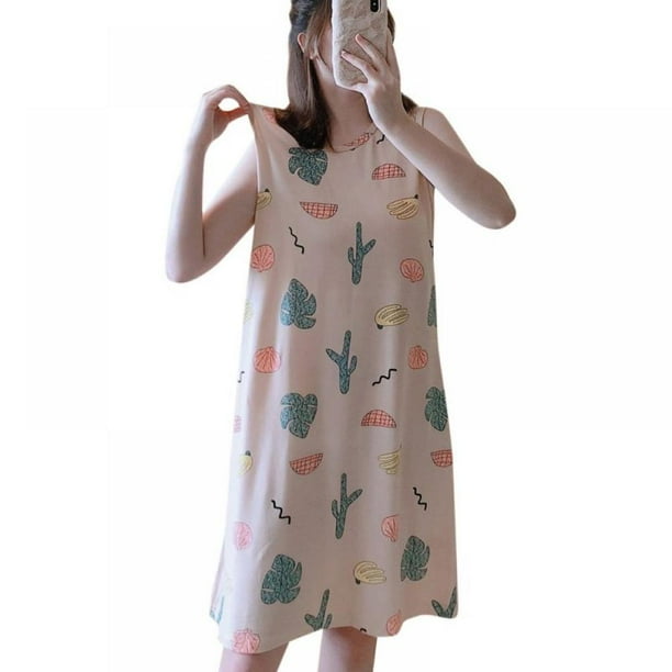 Cartoon Animals Milk Wire Women's Nightdresses Sleepshirt Sleepwear Nightshirt Cartoon Animals Milk Wire Women's Nightdresses Sleepshirt Sleepwear Nightshirt